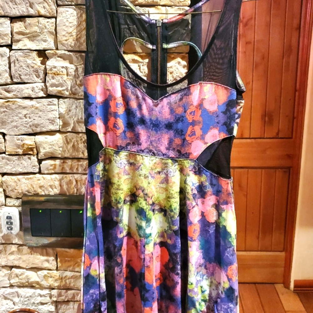 Material girl floral butterfly dress